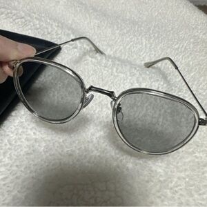 Silver Round Frame Glasses